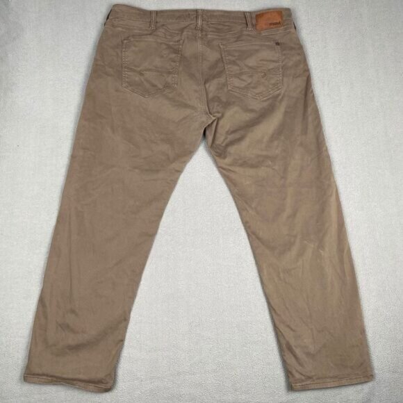 Mavi Jeans Straight Leg Pants Men's SZ 44 Brown Straight Leg Pants Stretch - Picture 3 of 10